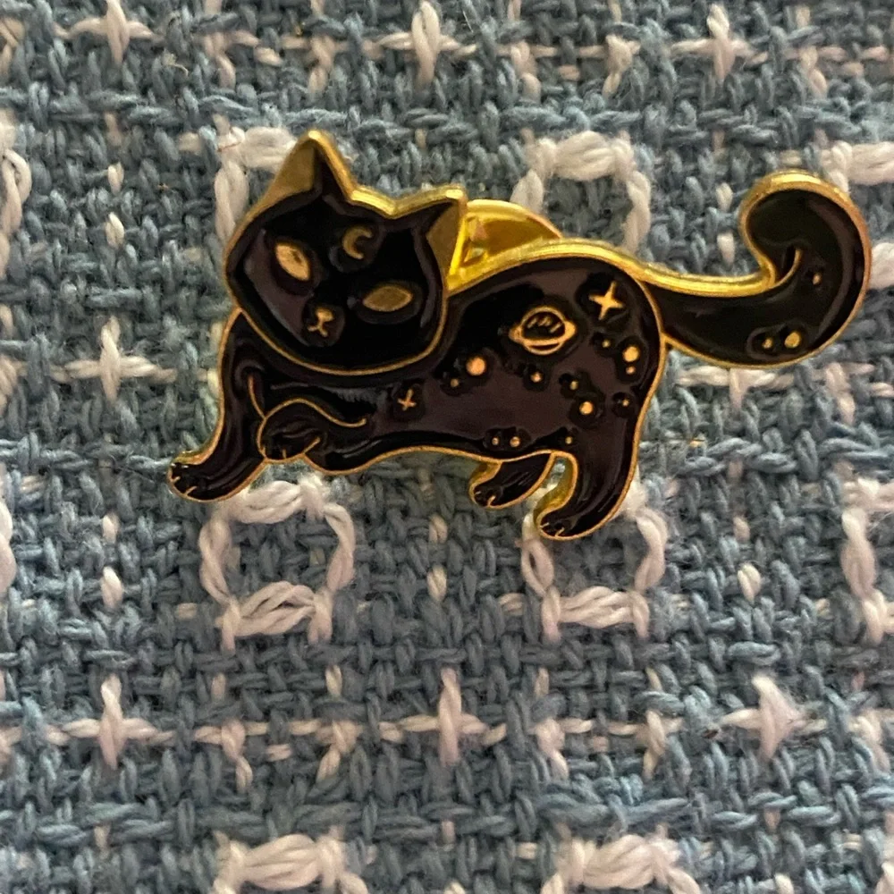 Charming Cat Enamel Pin Collection